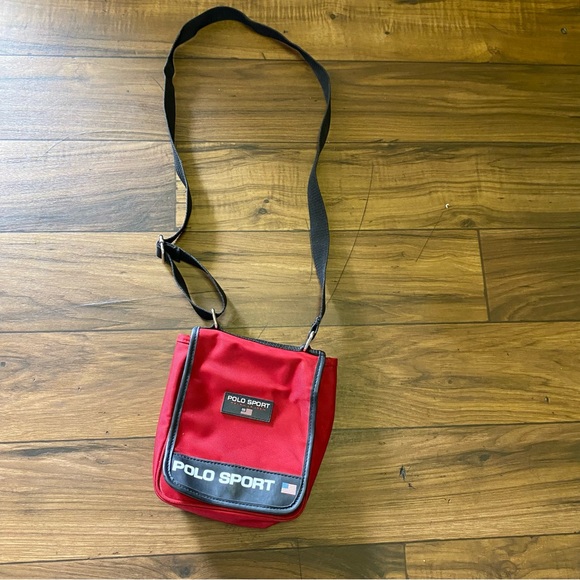 Vintage Polo Sport Small Sling Bag 8”x7”